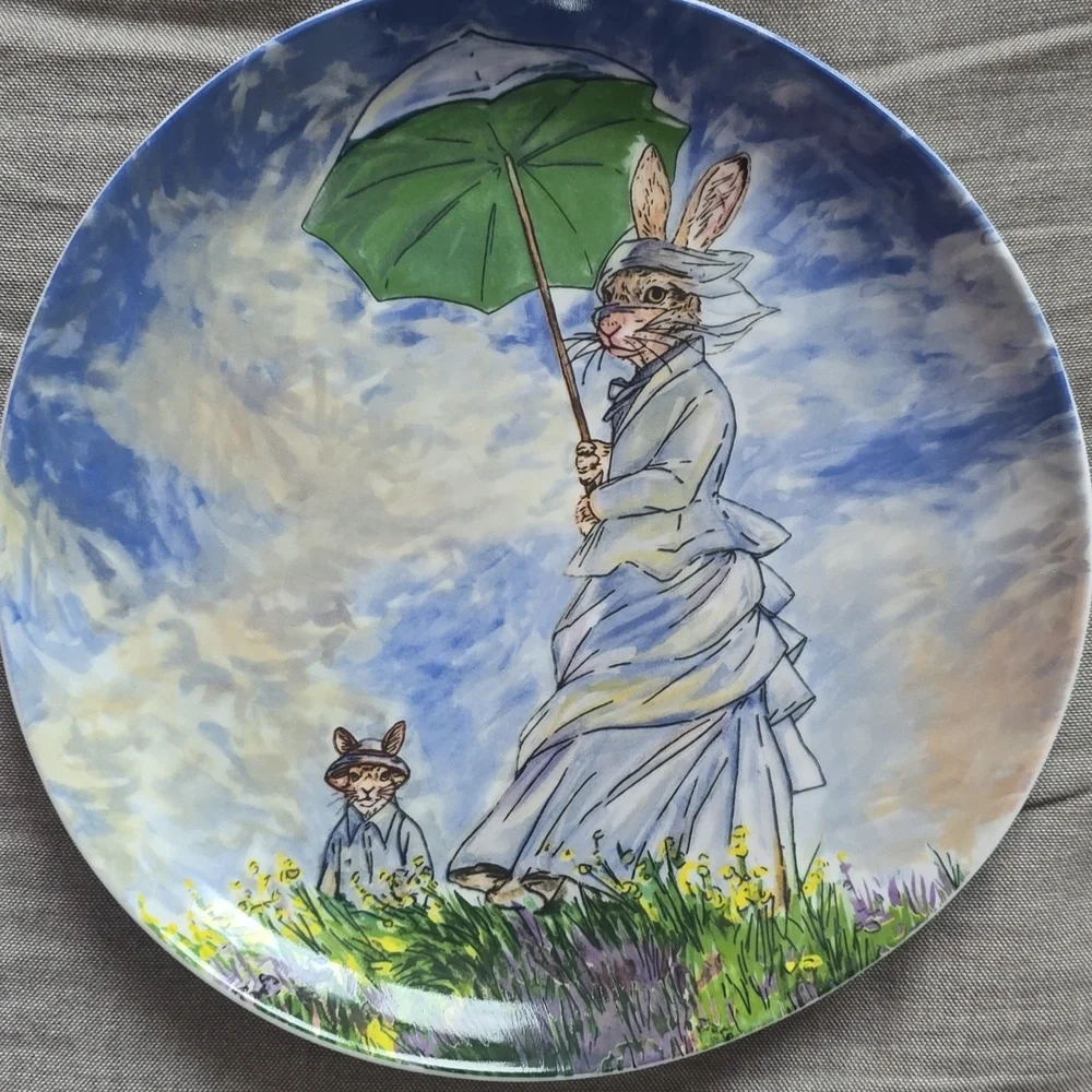 ❤️BUY 5 GET 3 FREE West Elm Dapper Animal Halloween Salad Plate,Retail $14.00 US